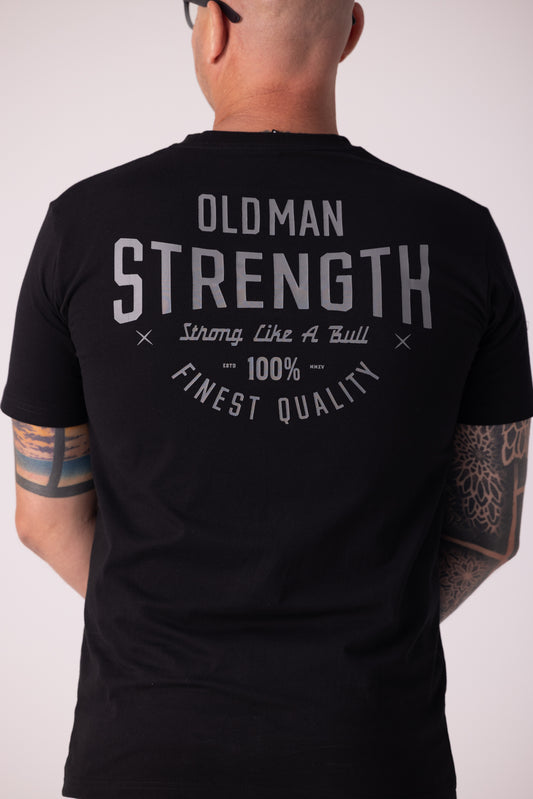Old Man Strength Original Range - Gunmetal T-Shirt