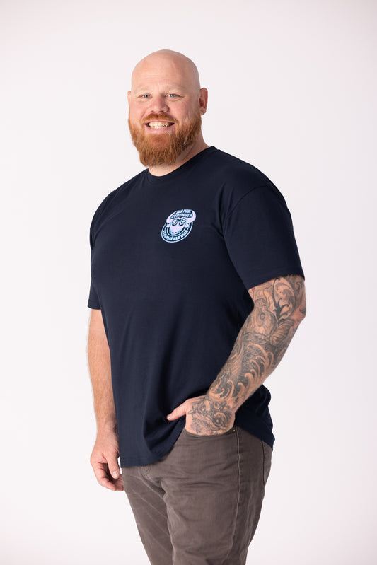 Old Man Strength Original Range - Legacy Navy T-Shirt