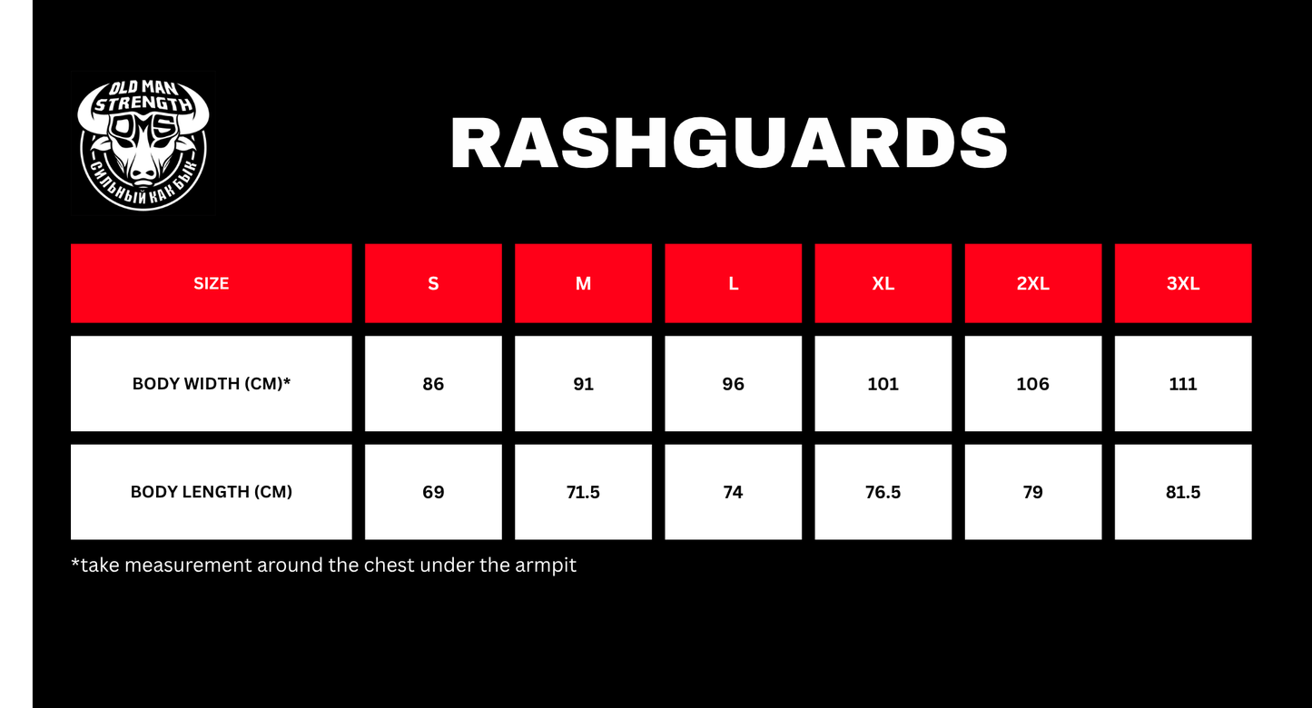 Old Man Strength Rash Guard - The Squid