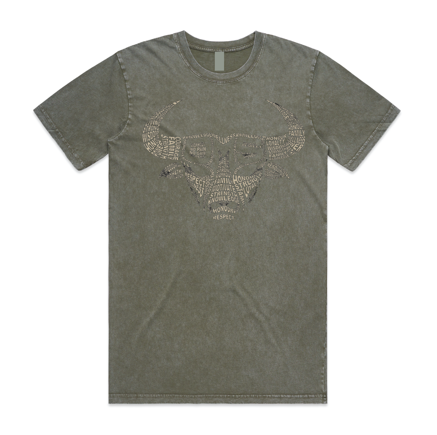 Old Man Strength Original Range - Stone Bull Stonewash Moss