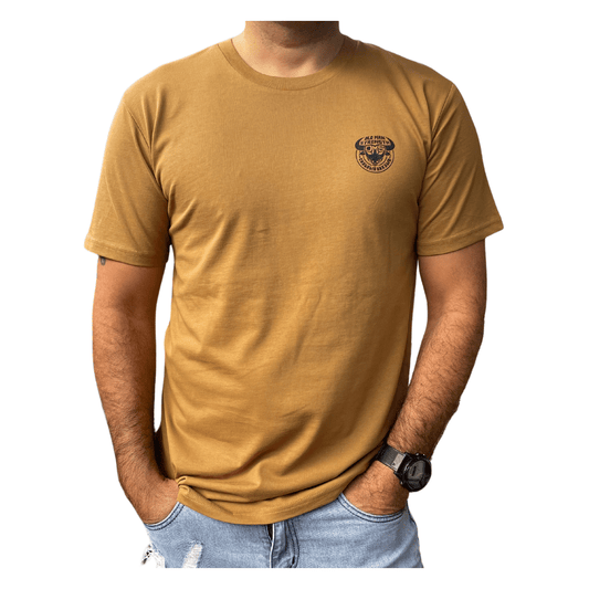 Old Man Strength T-shirt - Crazy Bull on Camel