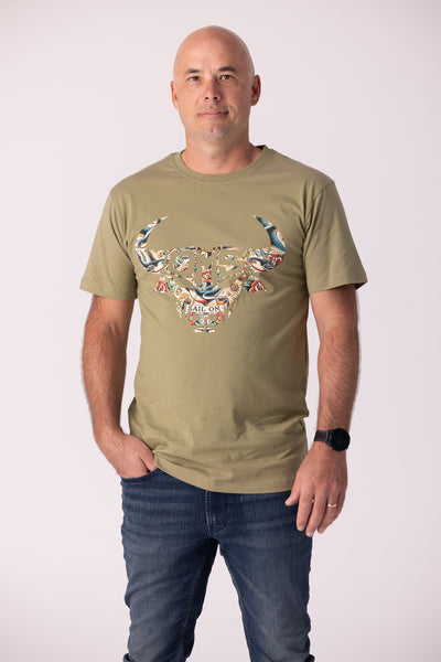 Old Man Strength Original Range - Sailor Army Green T-Shirt