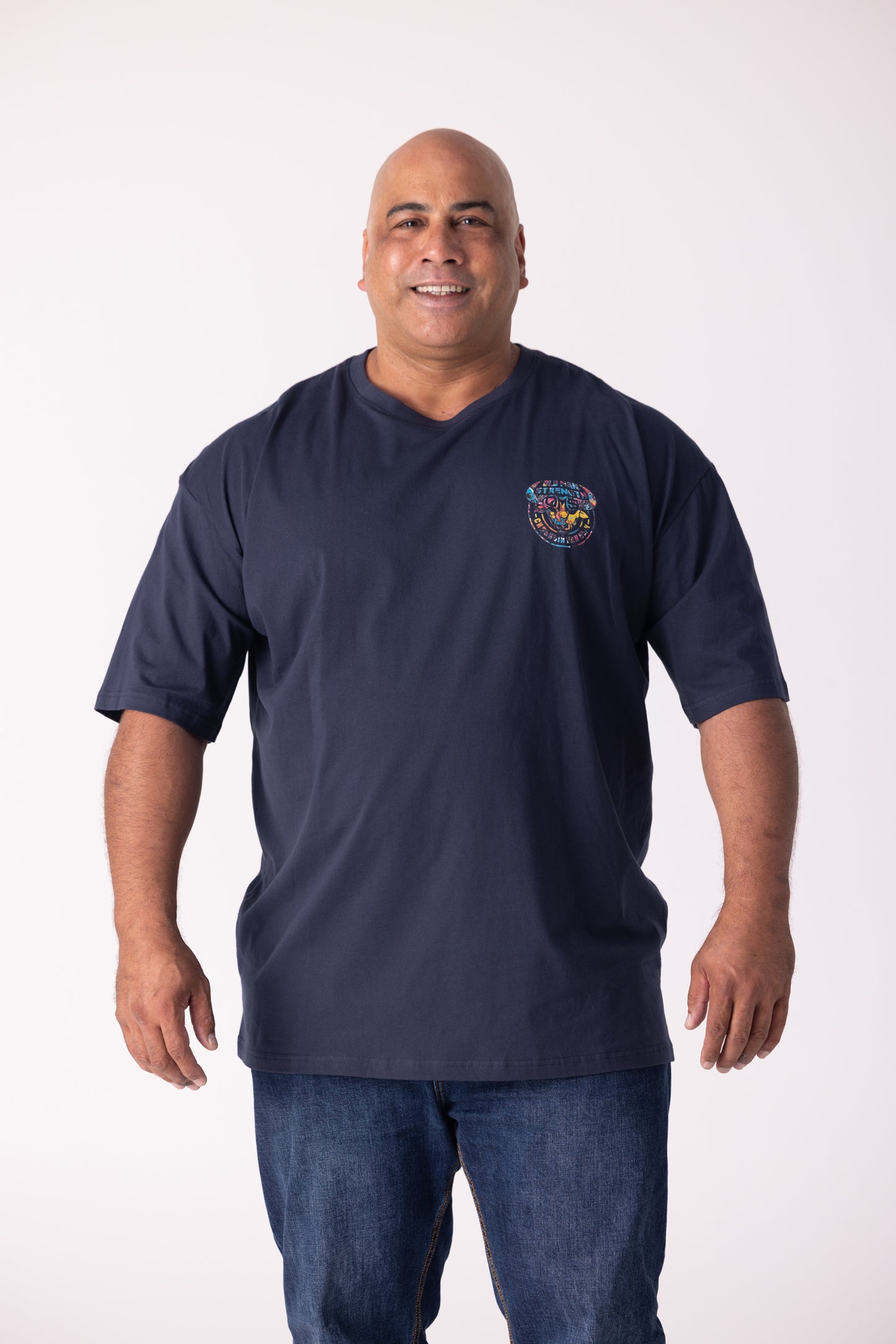 Old Man Strength Original Range - Squid Navy T-Shirt