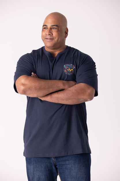 Old Man Strength Original Range - Squid Navy T-Shirt