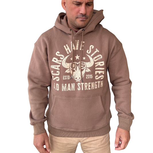 Old Man Strength Original Range Hoodie - Scars