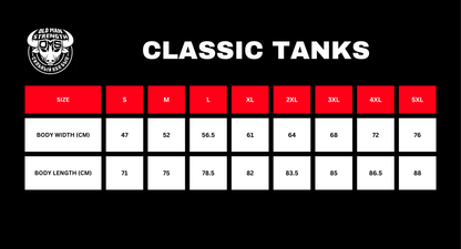 Old Man Strength Original Range Classic Tank Top - Words Bone