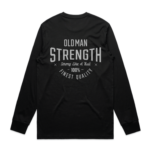 PREORDER Old Man Strength Original Range Long Sleeve T-Shirt - Gunmetal