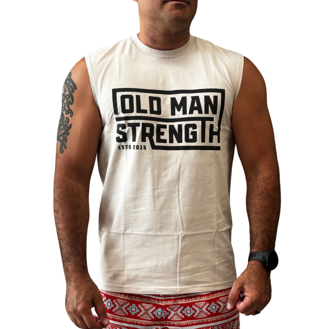 Old Man Strength Original Range Classic Tank Top - Loyal Bone