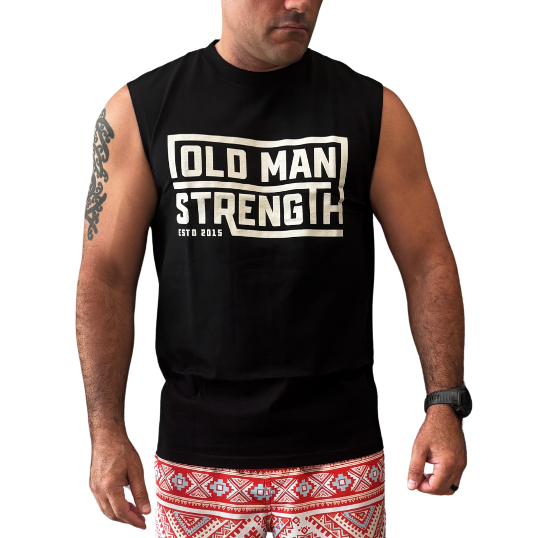 Old Man Strength Original Range Classic Tank Top - Loyal Black