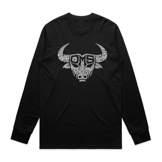 PREORDER Old Man Strength Original Range Long Sleeve T-Shirt - Words