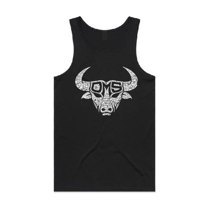 Old Man Strength Original Range Singlet - Words