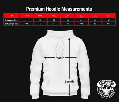 Old Man Strength Hoodie - Crazy Bull
