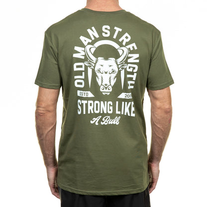 bull tee, bull shirt, old guys rule shirt, old guys rule tee, old man strength 